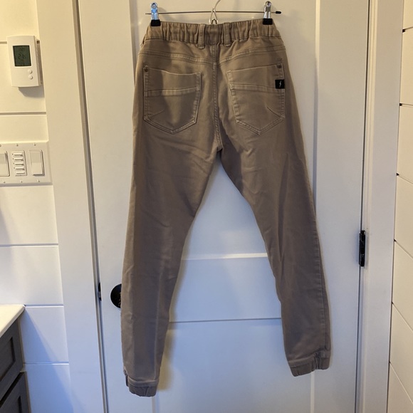 Mens khaki joggers size medium used condition - Picture 3 of 8